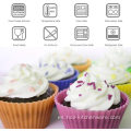 Revestimientos de cupcakes para hornear de silicona reutilizables